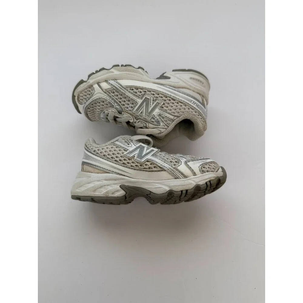 New Balance 740 Sneakers White Gray ABZORB Big Kids Size 5